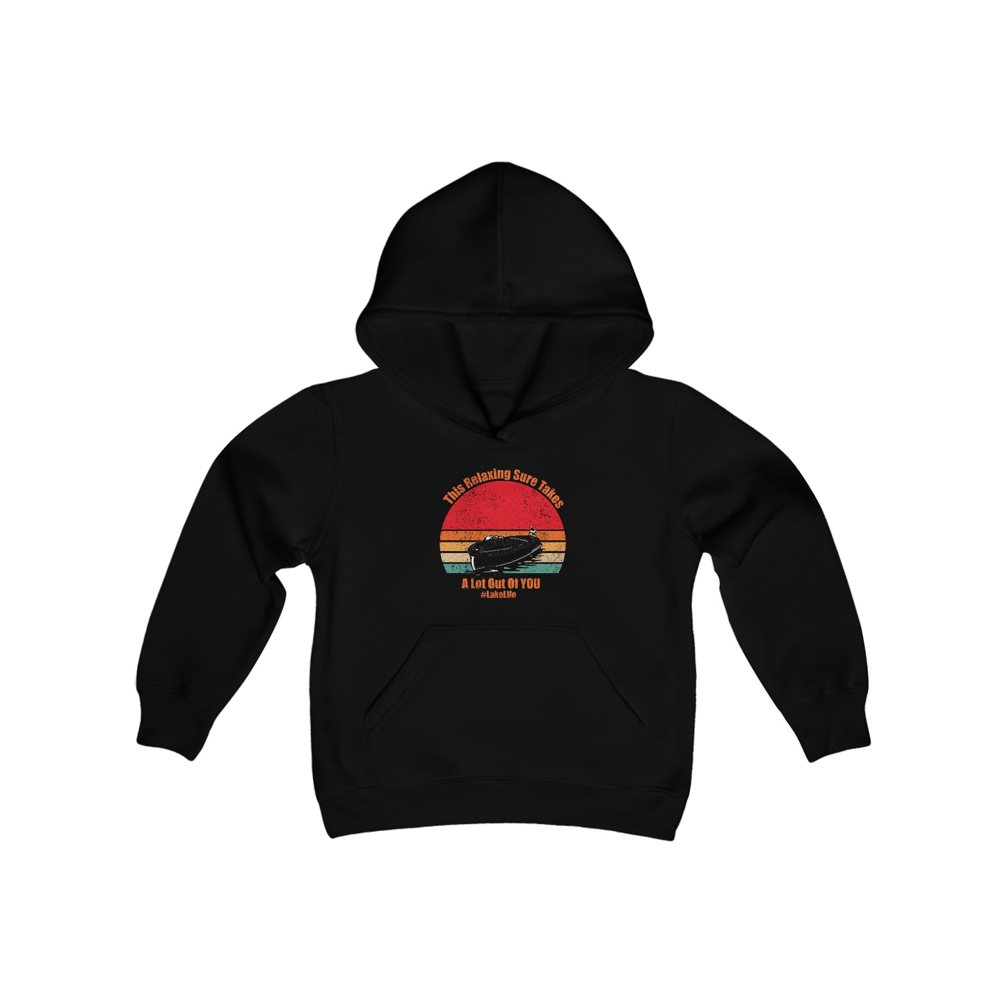 #LakeLife Youth Heavy Blend Hooded Sweatshirt
