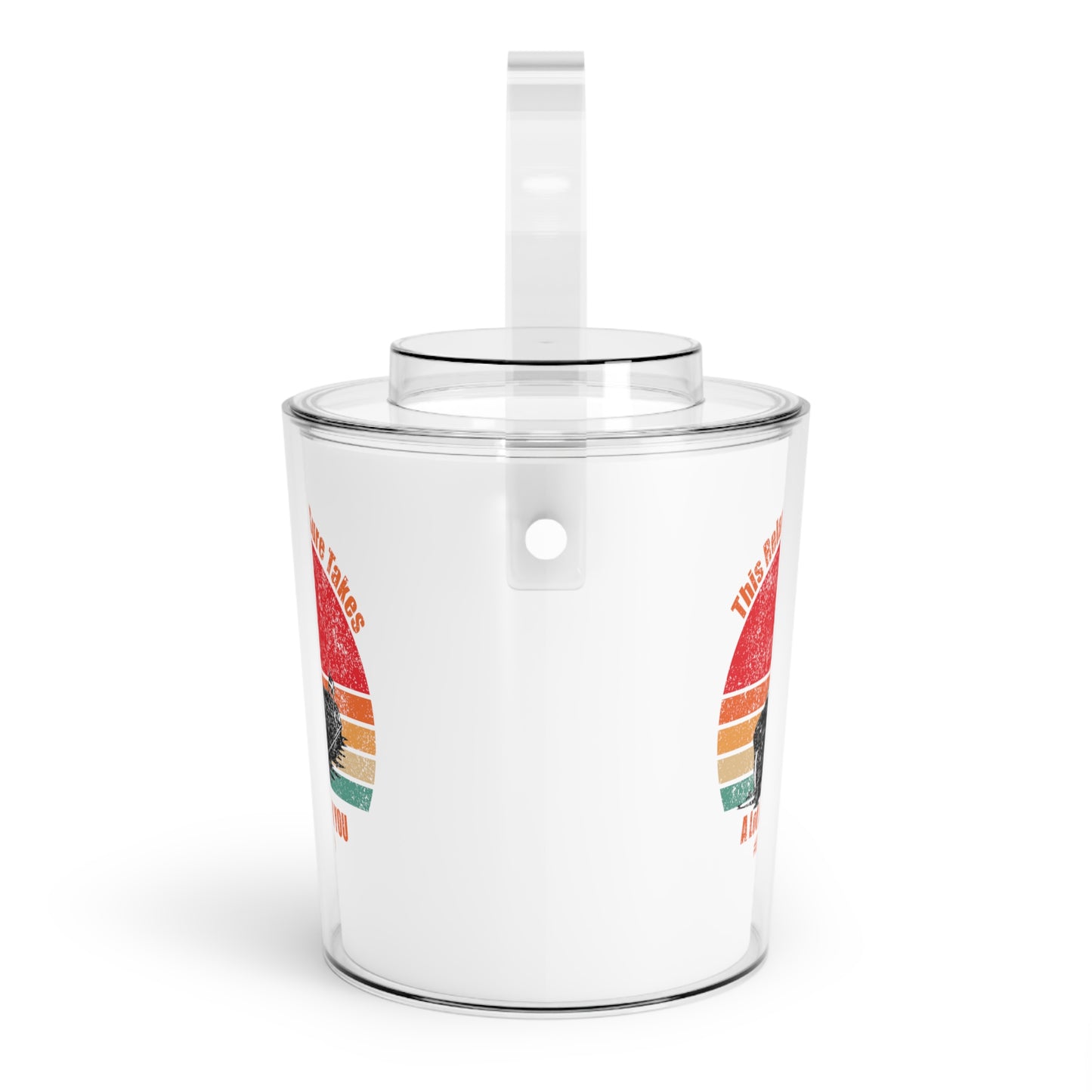 #LakeLife Ice Bucket with Tongs