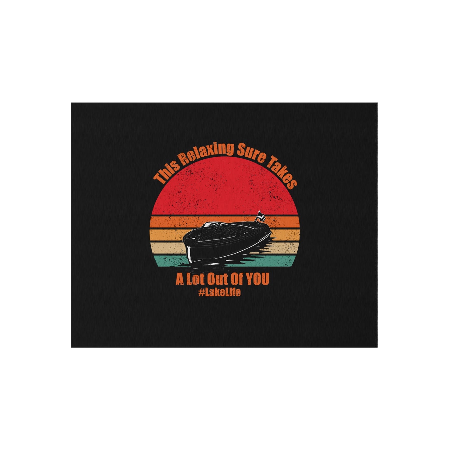 #LakeLife Outdoor Rug