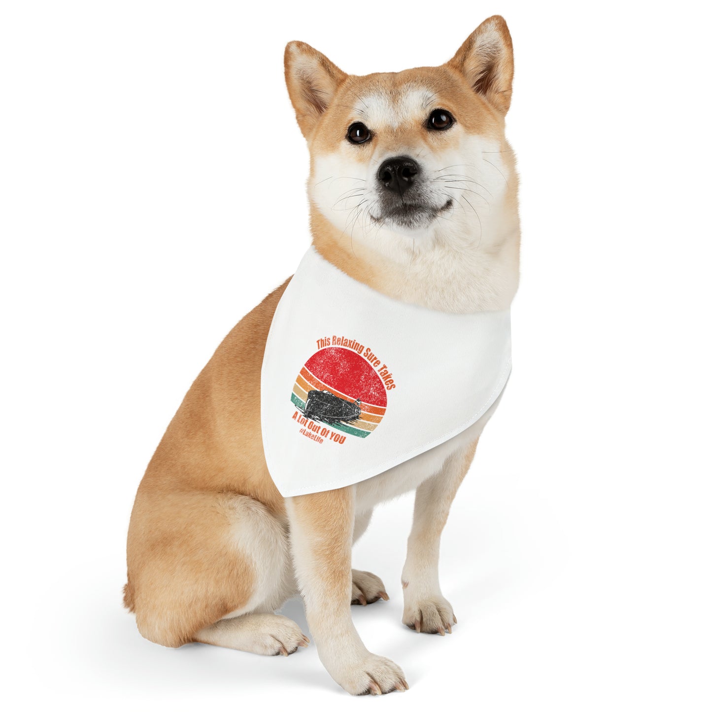 #LakeLife Pet Bandana Collar