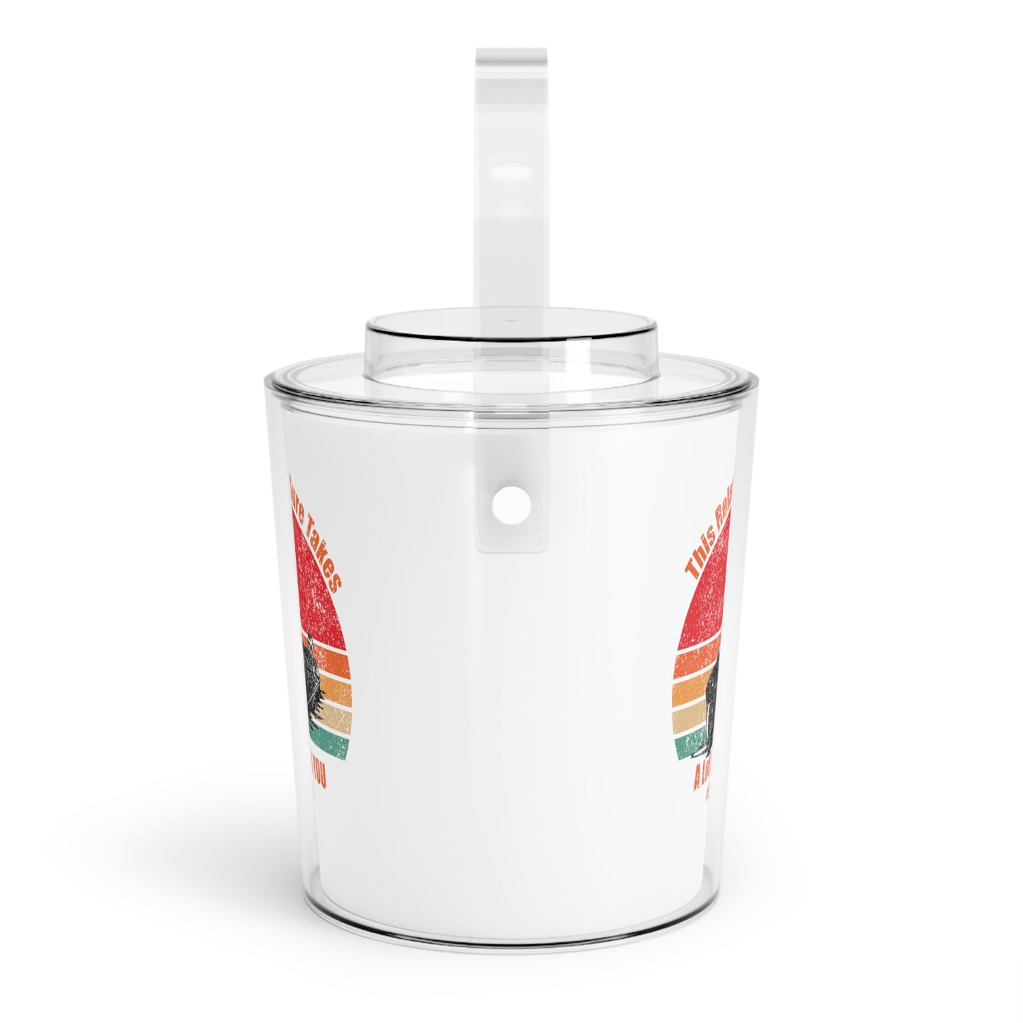 #LakeLife Ice Bucket with Tongs