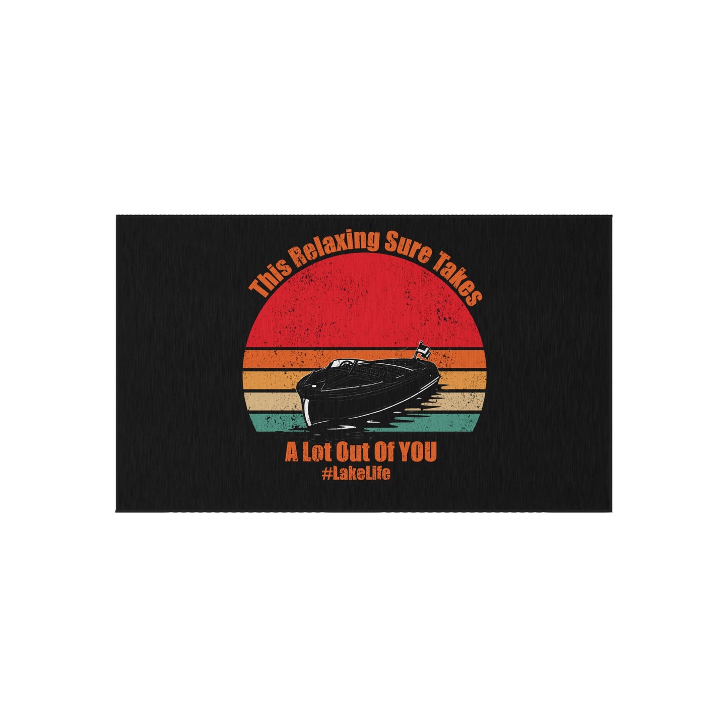 #LakeLife Outdoor Rug