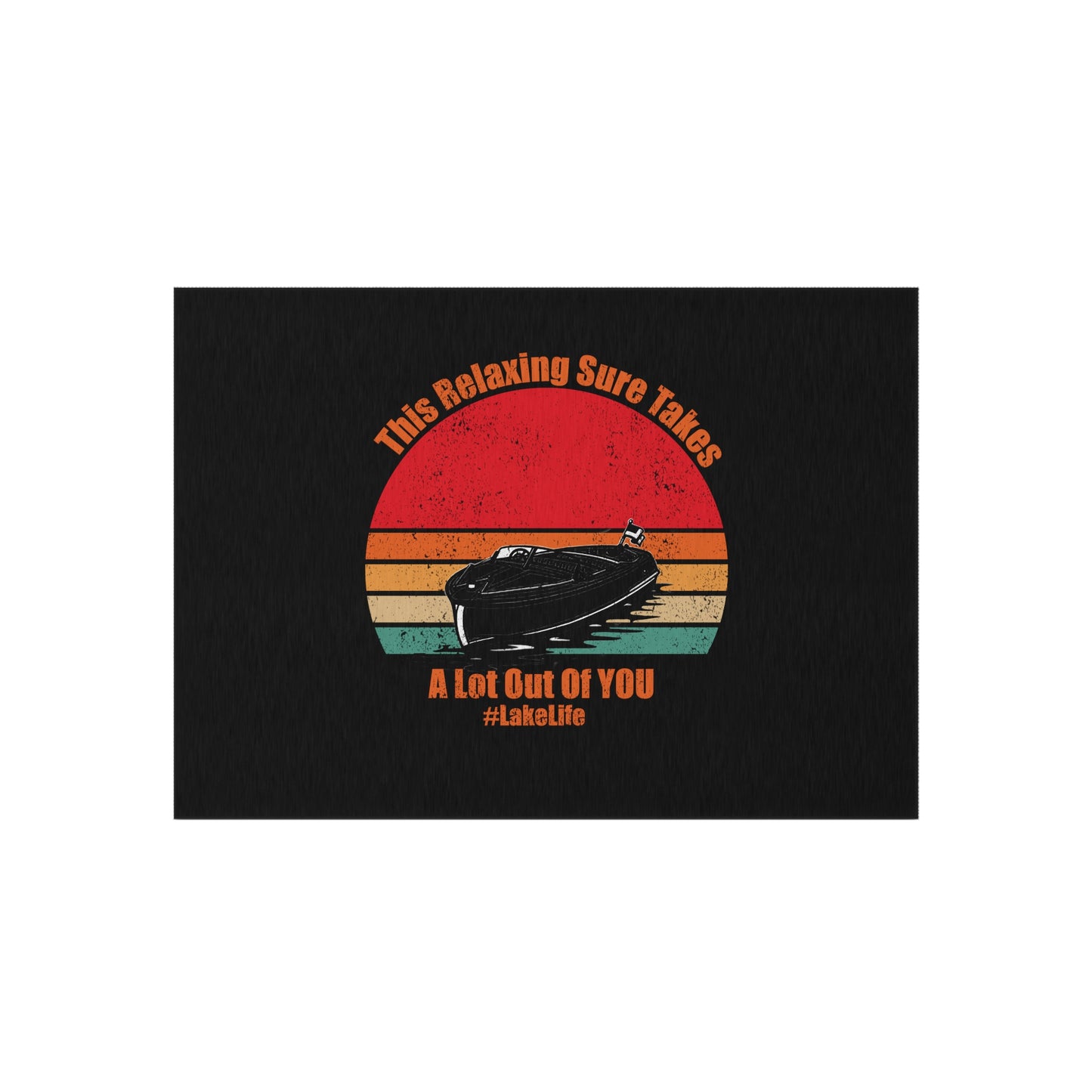 #LakeLife Outdoor Rug